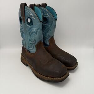 Irish Setter Marshall Boots Waterproof Steel Toe Work Cowboy Womens 6.5 B 83220